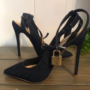 Showdazzle - Blue Denim 3” heels
